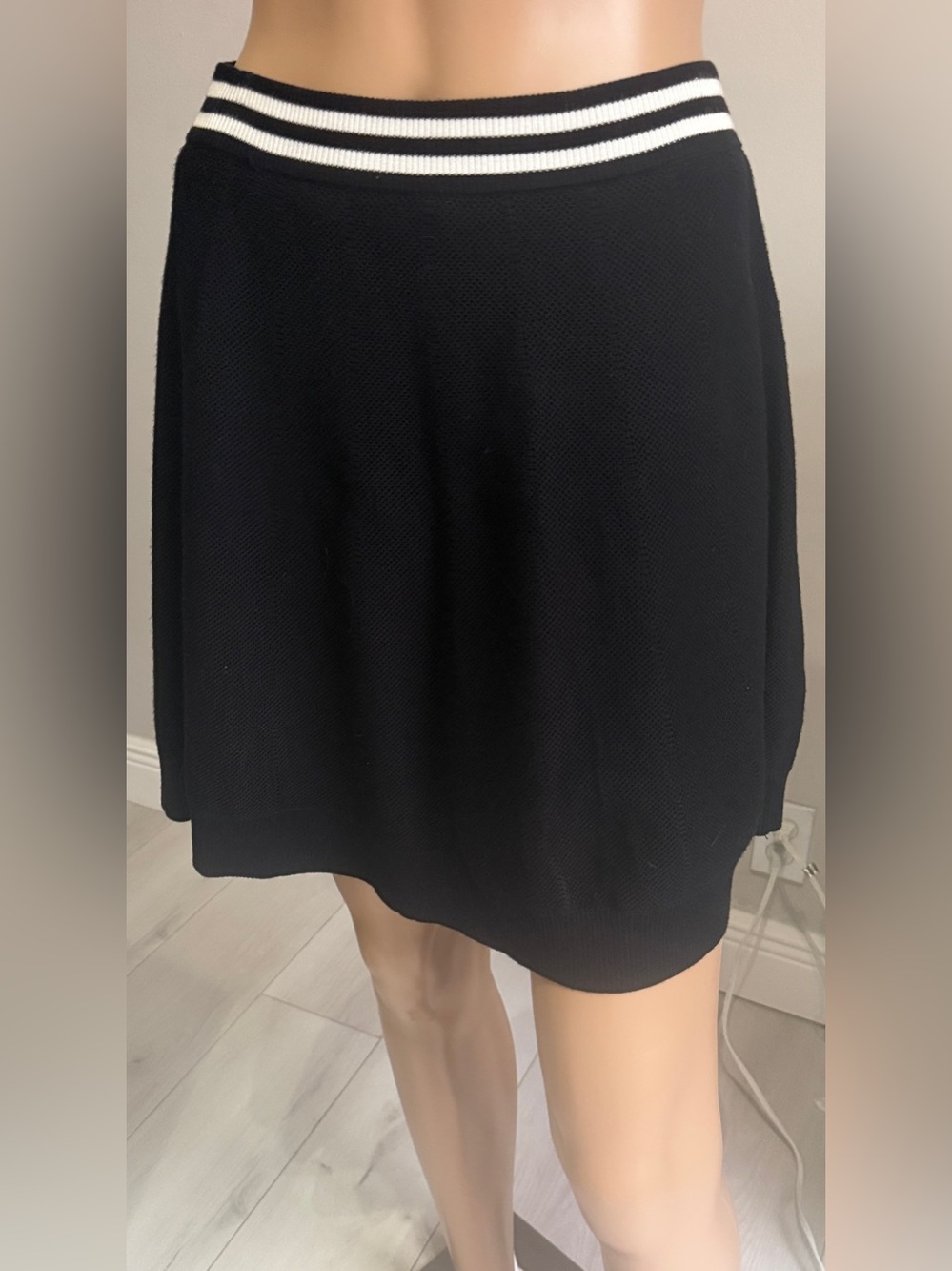 House of Harlow 1960 Midnight Blue Skater Skirt with built in booty shorts